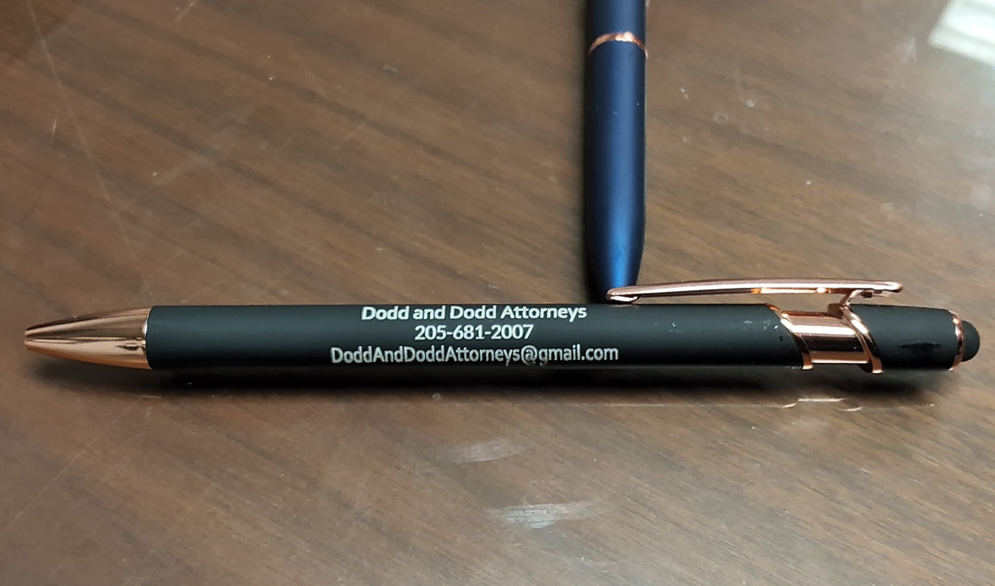 Engraved Ballpoint Pens - 3 Lines of Text and/or Logos