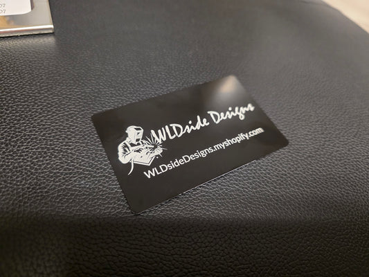Custom Metal Business Cards - Aluminum